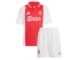 Ajax Replika Babytøj Hjemmebanesæt Børn 2024-25 Kortærmet (+ Korte bukser)